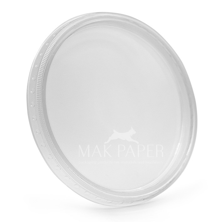 mak paper cpla flat lid Ø117mm pet transparent 2